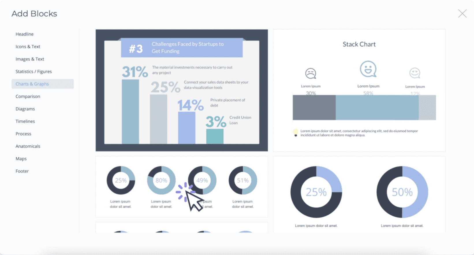 Visme interface