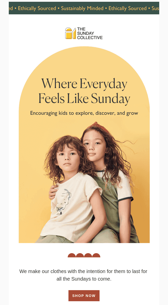 Editorial-worthy emails from The Sunday Collective