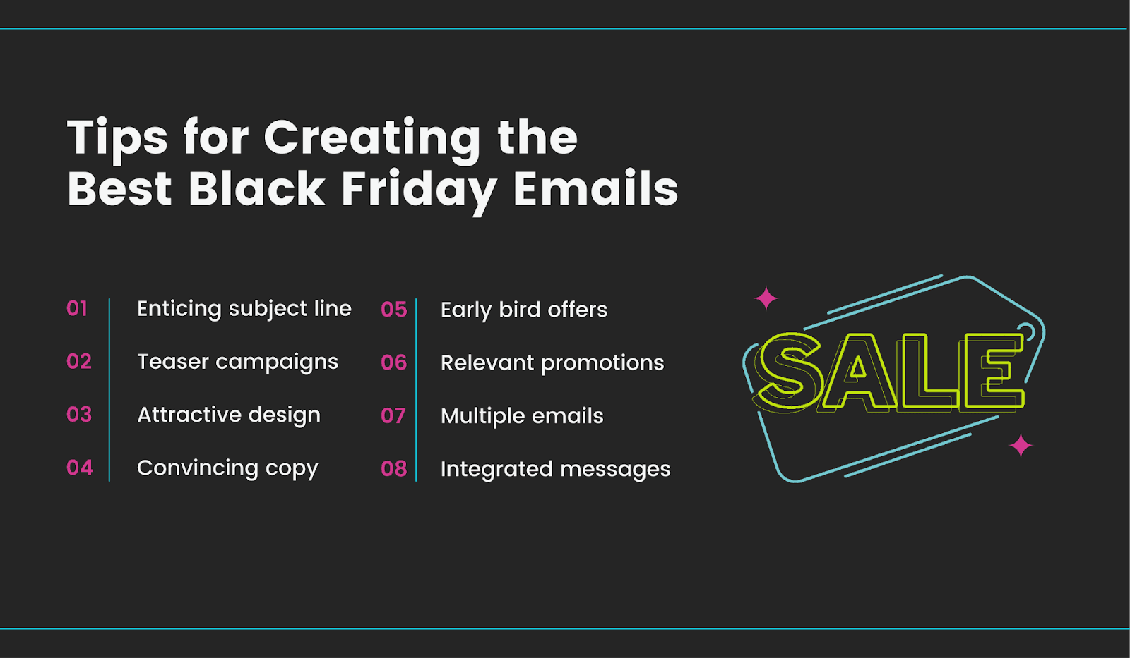 8 tips for creating the best Black Friday emails