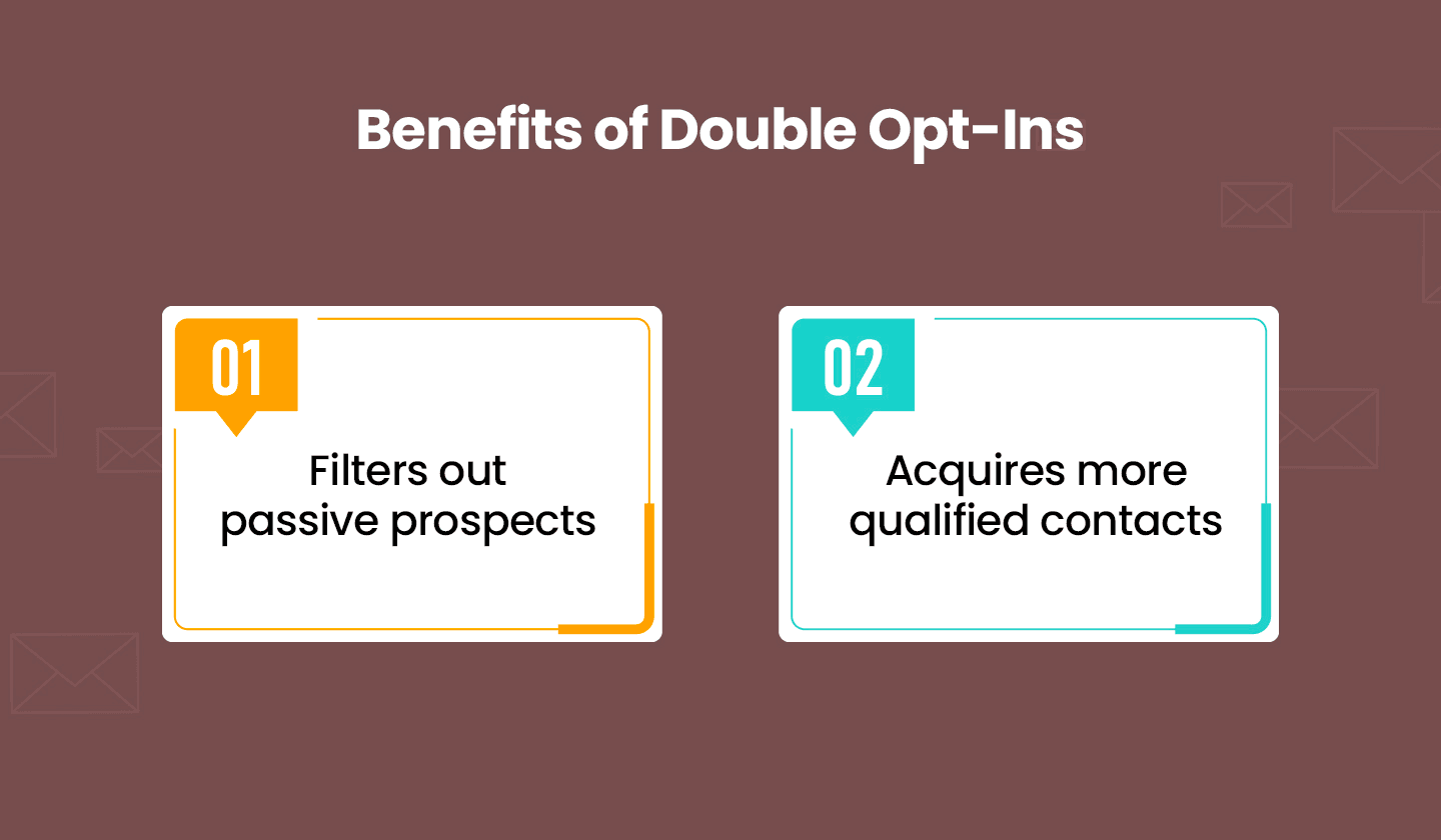 Advantages of double opt-ins